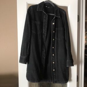 Zara Denim Shirt Dress